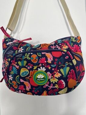 Lily Bloom Vibrant Floral Shoulder Bag